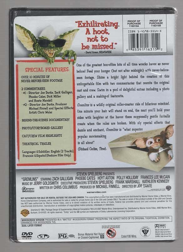 Gremlins 80s Movies Comedy fantasy horror Movies Movie