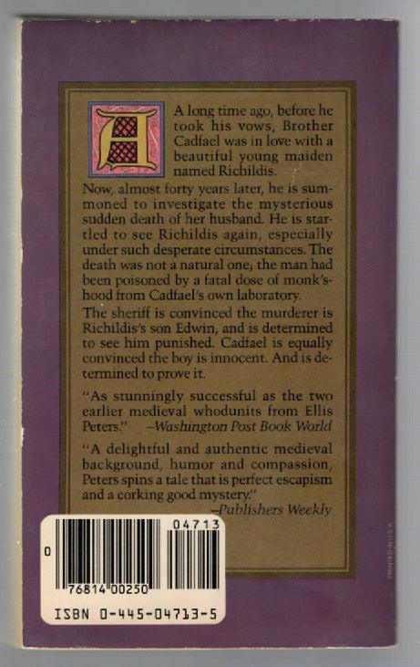 Monk's Hood crime Crime Fiction Crime Thriller Detective Fiction historical fiction mystery used Books