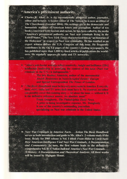 Nazi War Criminals In America