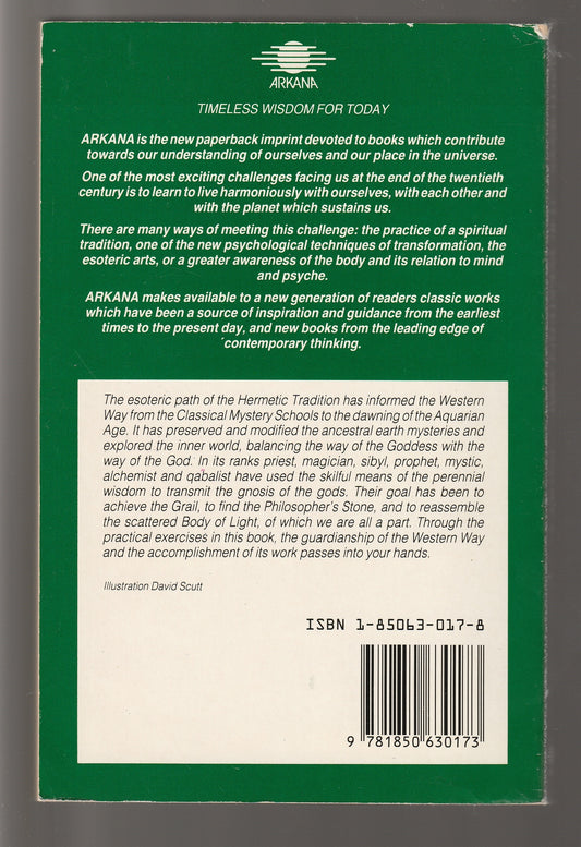 The Western Way alchemy Body Mind Spirit Druid druidism hermetic kabbalah metaphysical metaphysics pagan Paganism paperback Paranormal spiritual Spiritualism Spirituality used Books