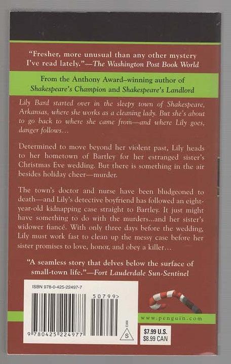 Shakespeare's Christmas Cozy Mystery Crime Fiction Detective Fiction mystery used Books