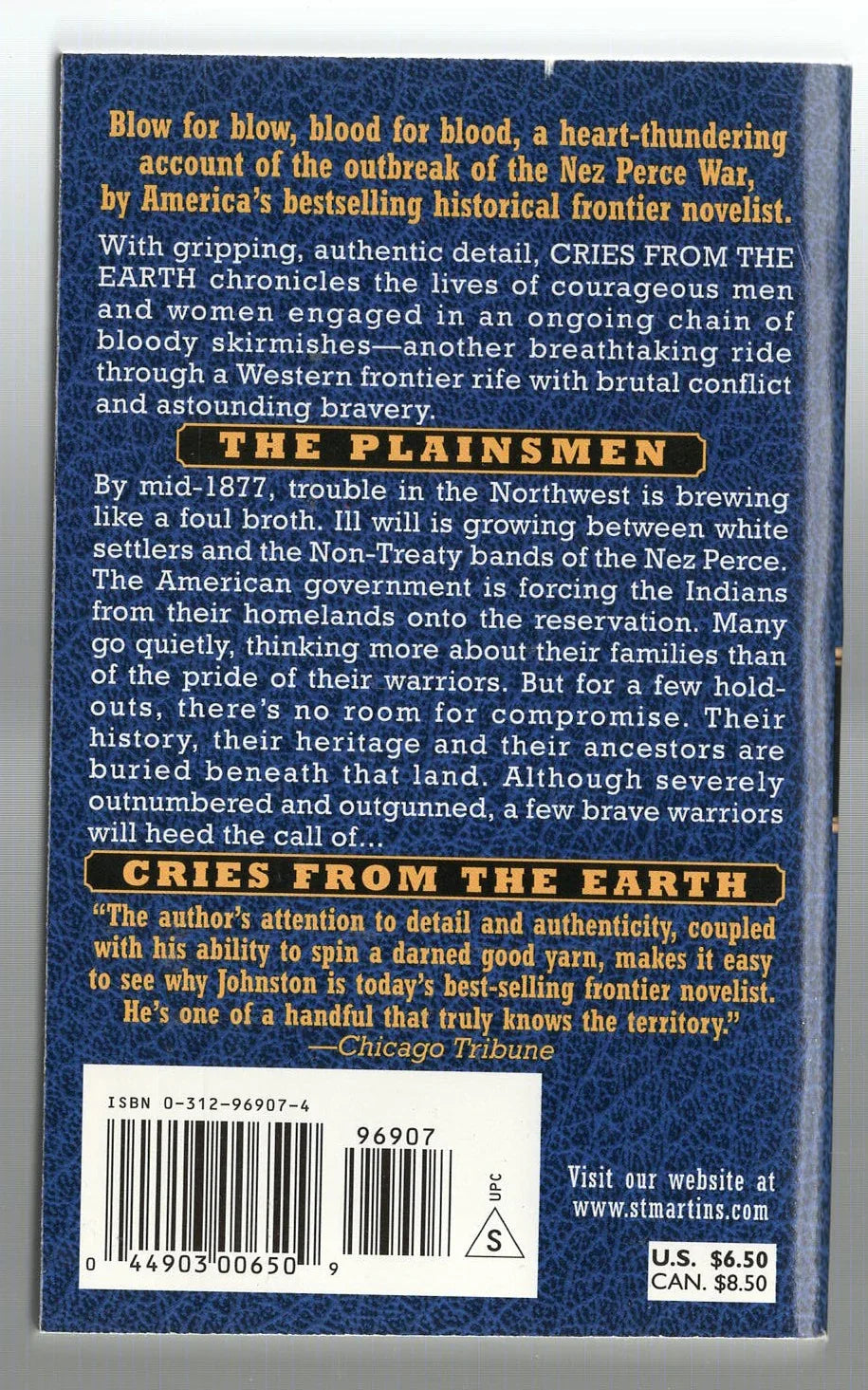 Cries from the Earth - Hasberts