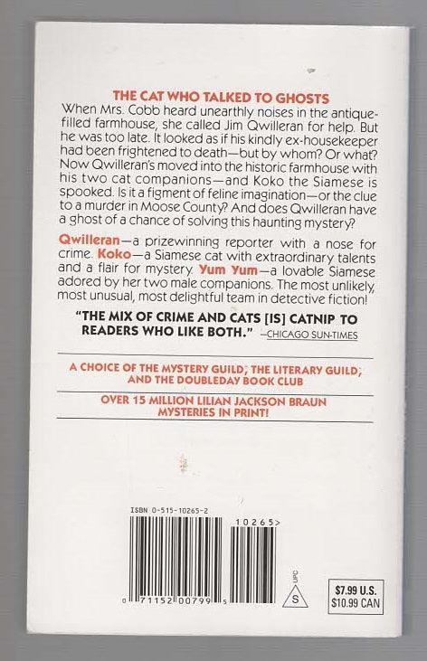 The Cat Who Talked To Ghosts cat crime Crime Fiction Crime Thriller Detective Fiction Disaster mystery used Books