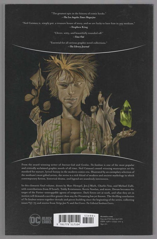 The Sandman Adventure Cartoon fantasy Gothic Graphic Novels horror Paranormal Paranormal Mystery science fiction Suspense Urban Fantasy Books