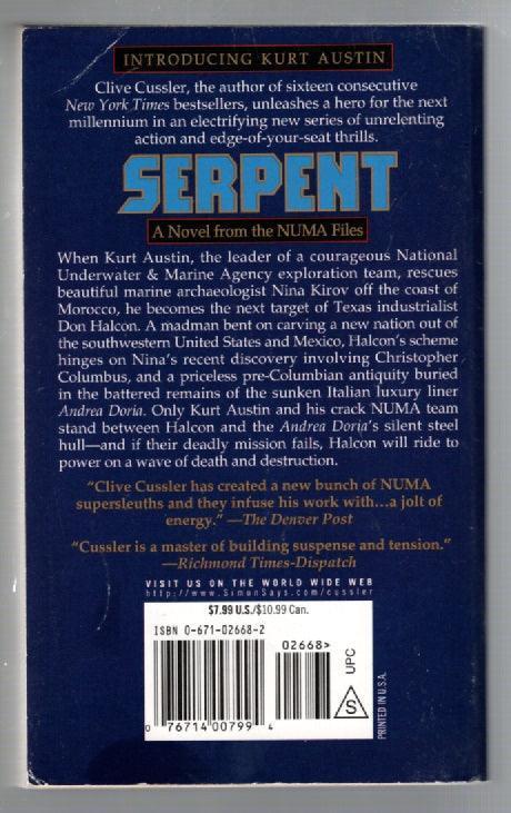 Serpent Action thriller used Books