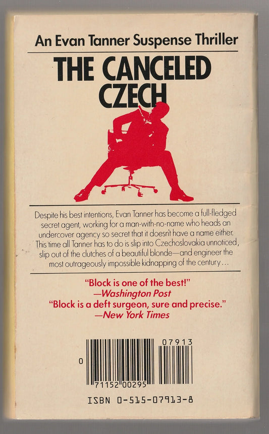 The Canceled Czech Adventure Crime Fiction Espionage Humor Spy Thriller thriller used Books