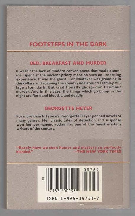 Footsteps In The Dark Crime Fiction Detective Fiction mystery used Books
