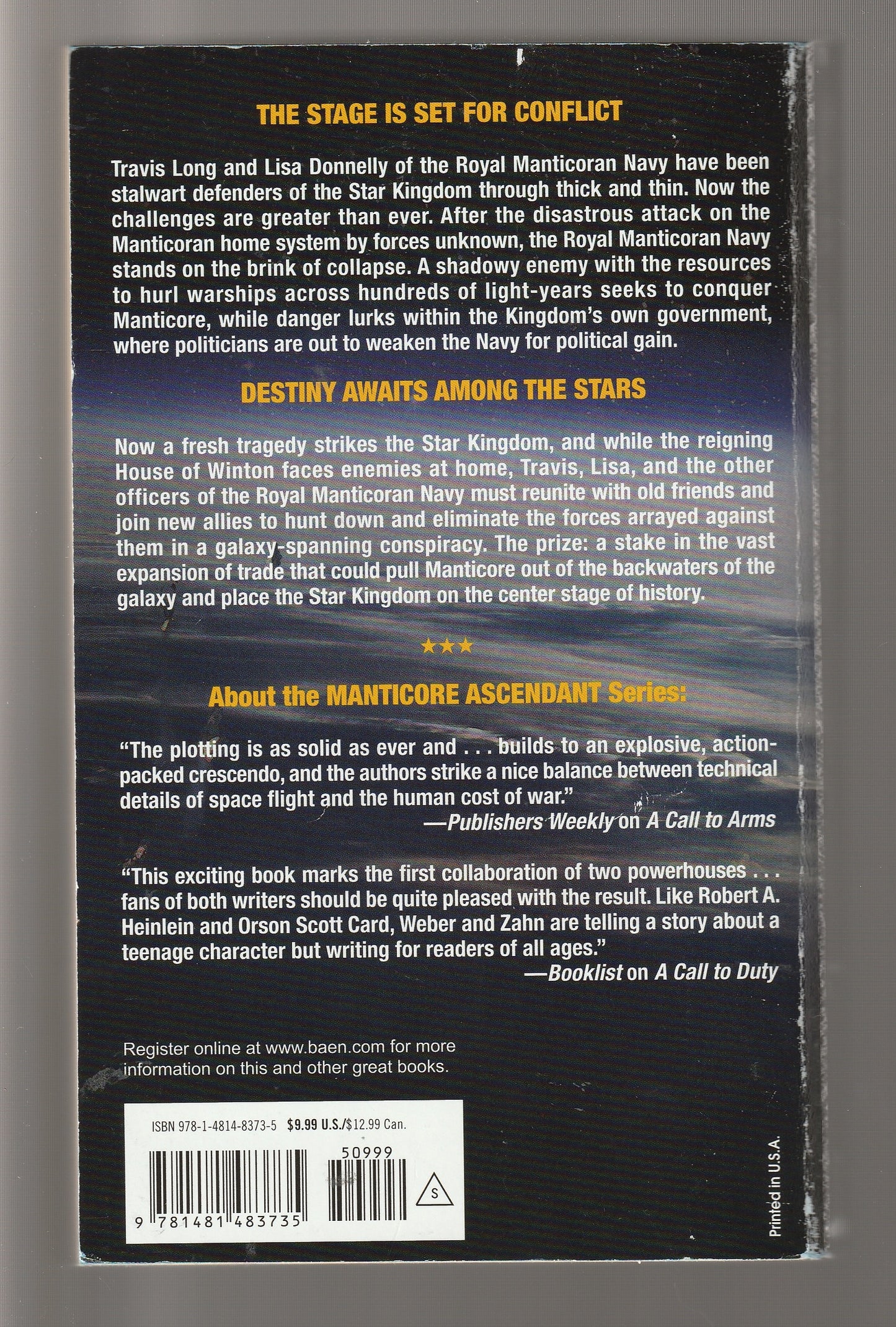 A Call To Vengeance Military Fiction Military Science Fiction paperback Sci-Fi science fiction Science Fiction Fantasy Space Opera space sci-fi Speculative Fiction used Books