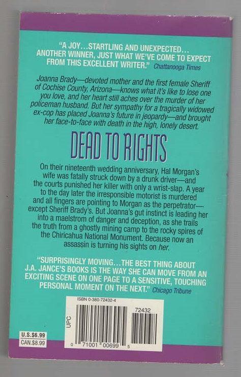 Dead To Rights Action crime Crime Fiction Detective Fiction mystery thriller used Books