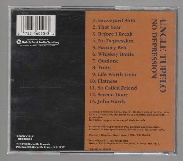 No Depression Folk Folk Music Folk Rock Indie Rock Rock Music CD