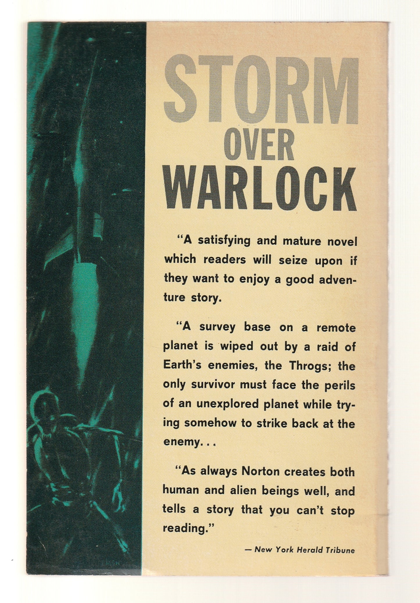 Storm Over Warlock Classic Science Fiction Military Science Fiction paperback pulp Pulp Fiction Pulp Novel Sci-Fi Sci-Fi Mystery science fiction Science Fiction Fantasy space sci-fi used Vintage vintage paperback vintage science fiction Books