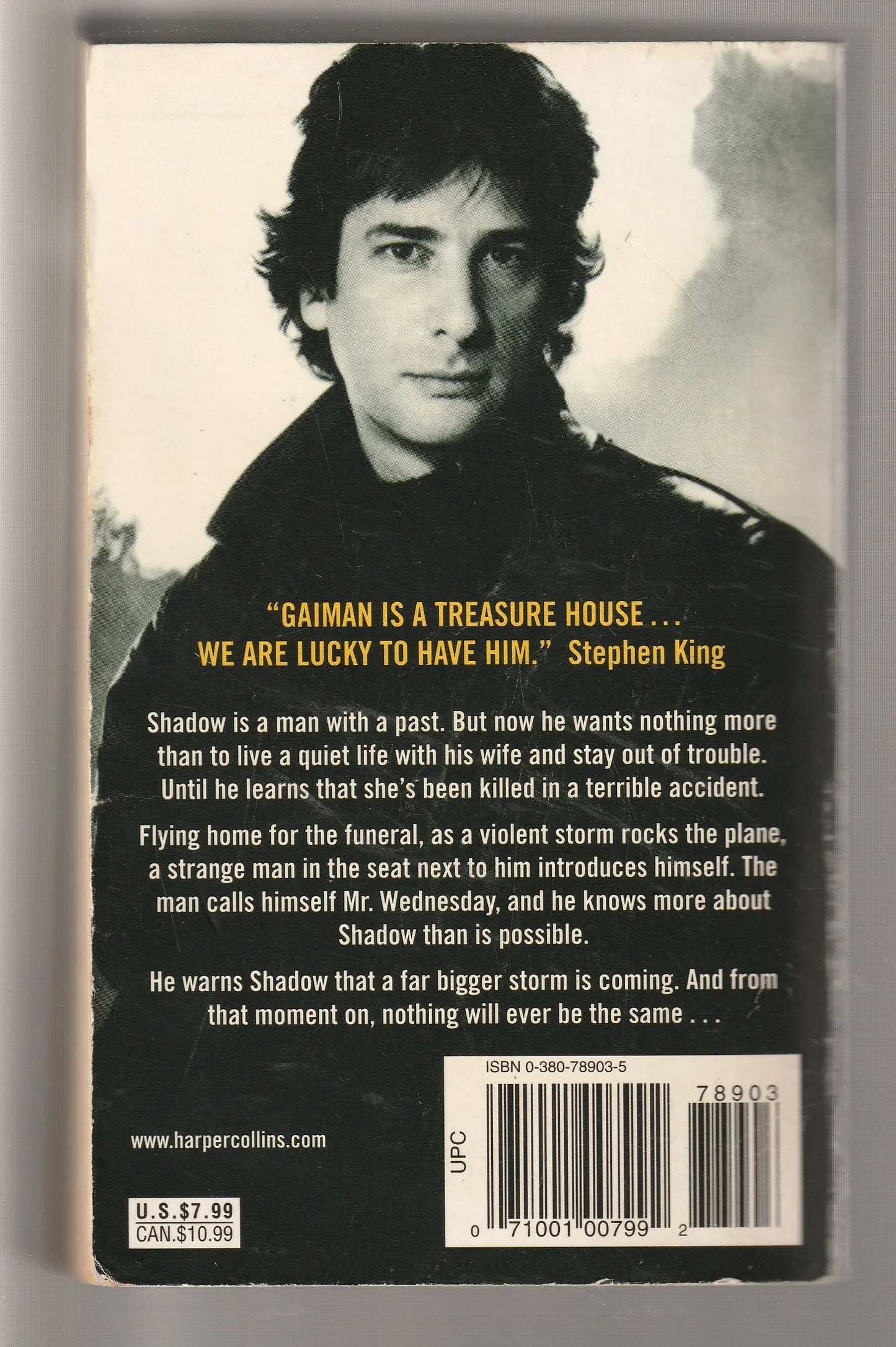 American Gods fantasy Mythology paperback science fiction Science Fiction Fantasy Urban Fantasy used Books