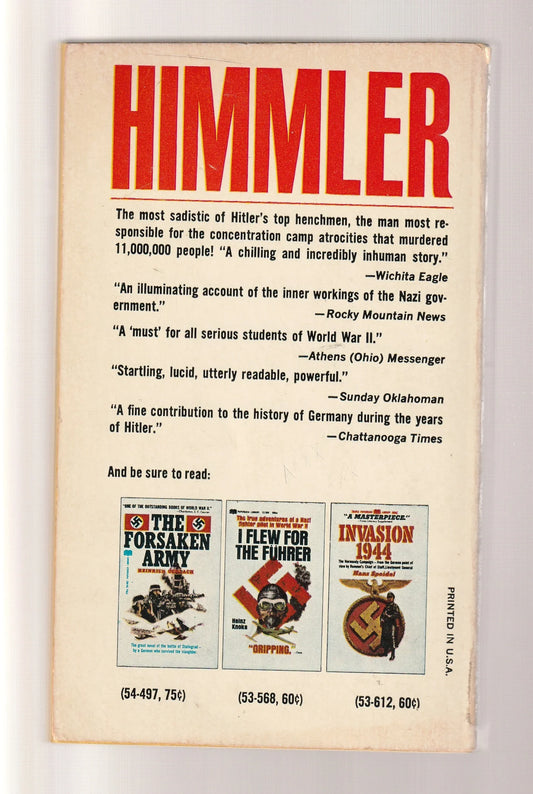 Himmler: The Sinister Career of Hitler's Gestapo Chief