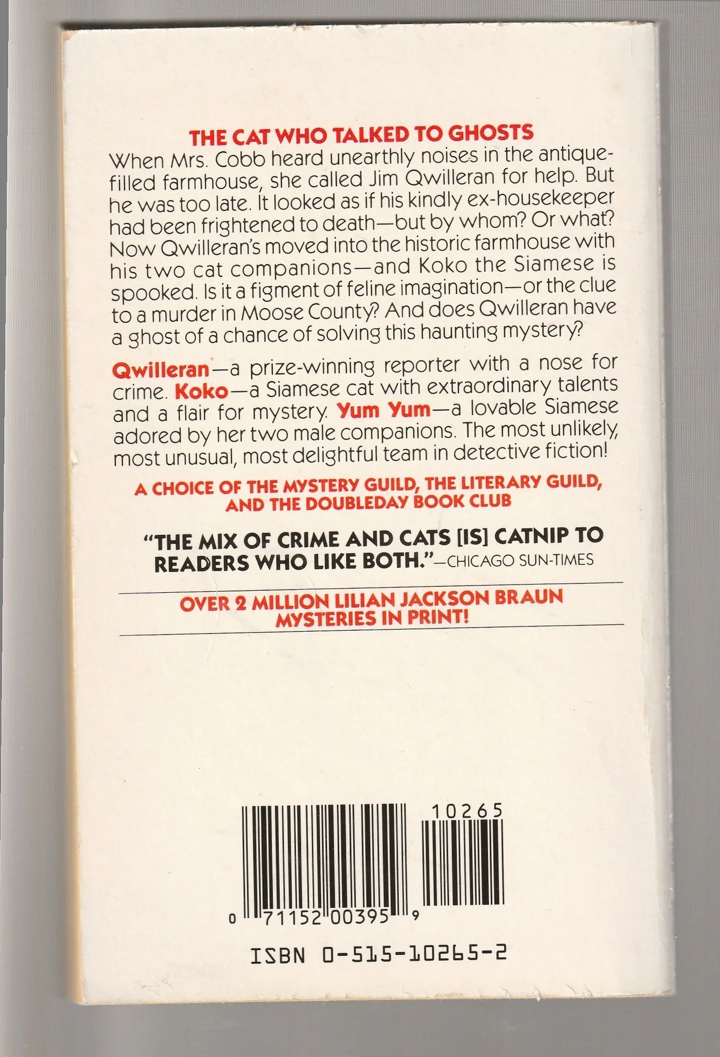 The Cat Who Talked To Ghosts