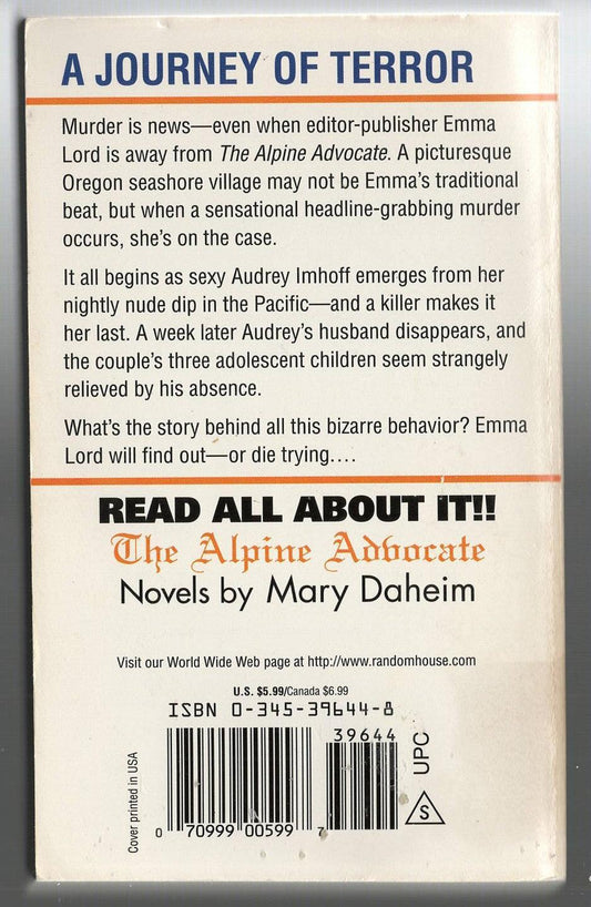 The Alpine Journey Cozy Mystery Crime Fiction Detective Detective Fiction murder mystery mystery used Books