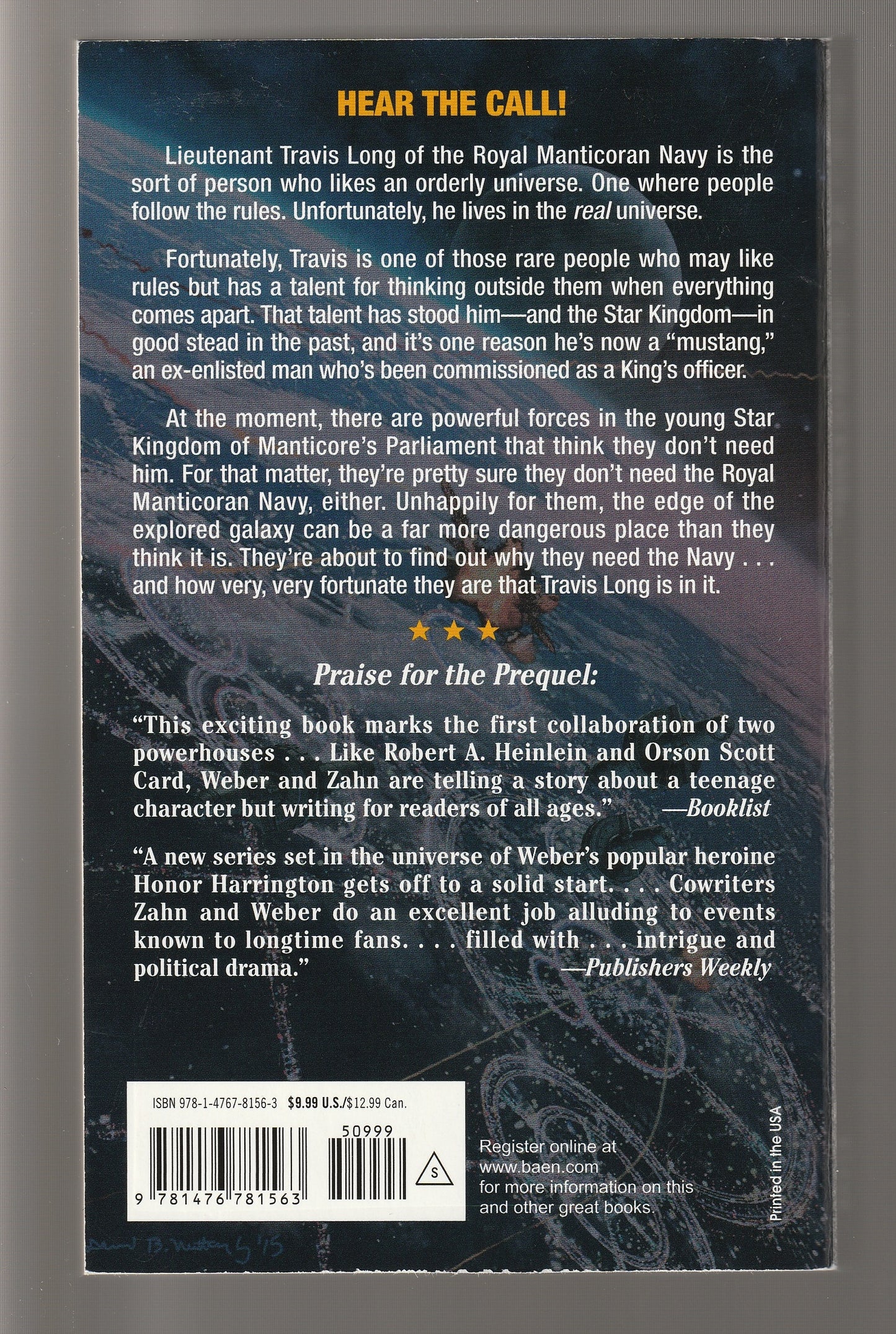 A Call To Arms Military Fiction Military Science Fiction paperback Sci-Fi science fiction Science Fiction Fantasy Space Space Opera space sci-fi Speculative Fiction used Books