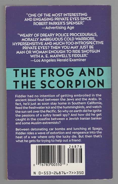 The Frog And The Scorpion Cozy Mystery Crime Fiction mystery used Books