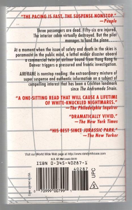 Airframe Detective Fiction mystery thriller used Books