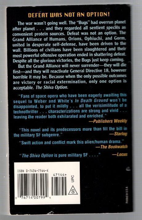The Shiva Option Action Adventure science fiction Space Opera thriller used Books