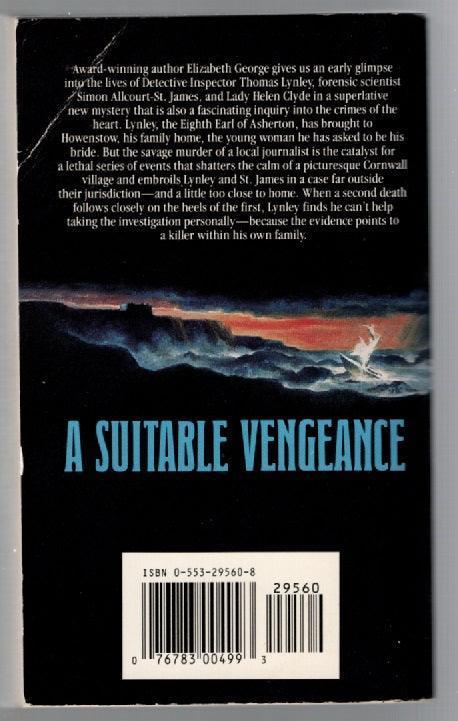 A Suitable Vengeance crime Crime Fiction Crime Thriller Detective Fiction mystery used Books