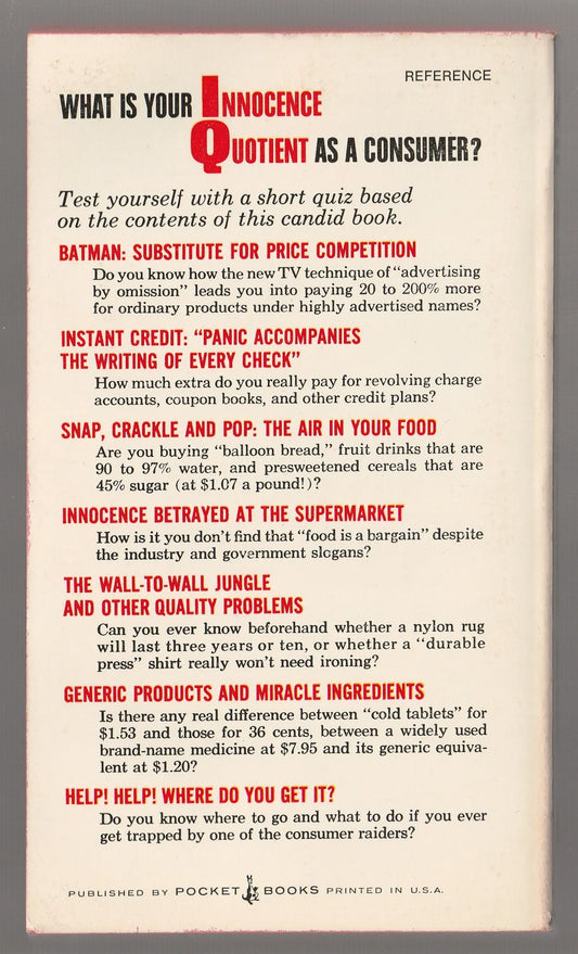 The Innocent Consumer vs. The Exploiters