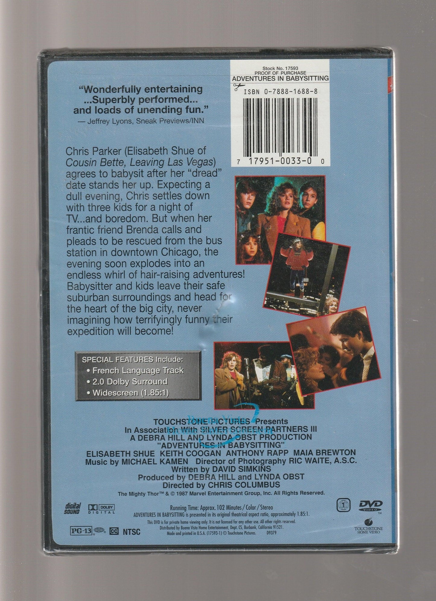 Adventures in Babysitting Adventure Comedy Comedy Drama crime Romance Romantic Comedy teen adventure Movie