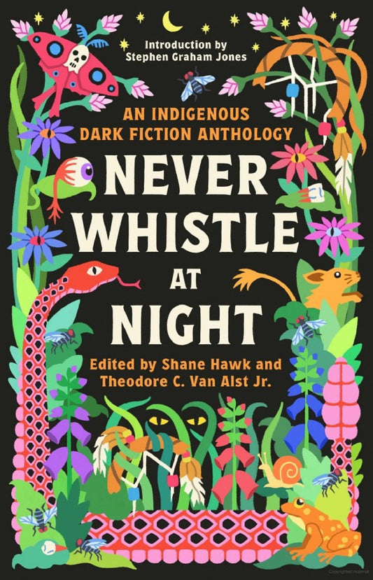 February 2024 Book Club Selection - 'Never Whistle At Night' anthology bookclub horror new paperback Books
