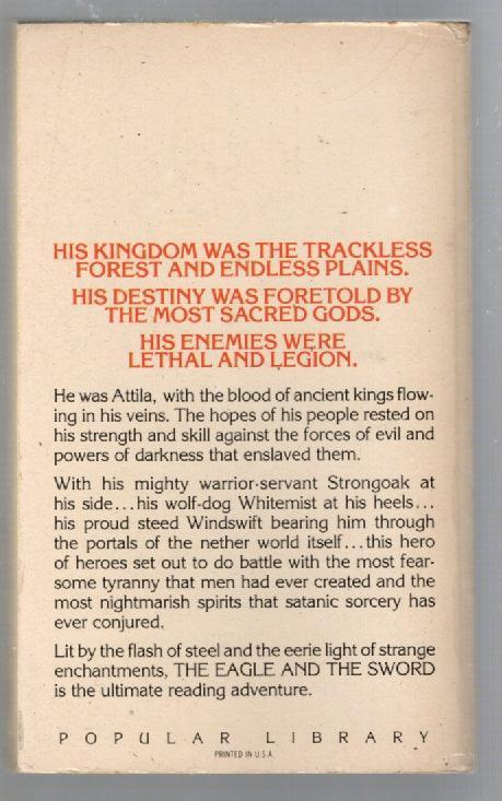 The Eagle And The Sword Adventure fantasy used Books