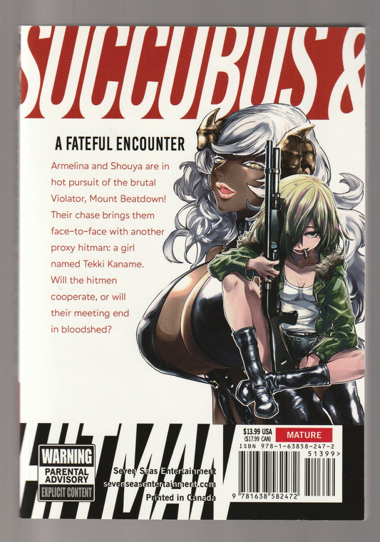 Succubus & Hitman Vol-2 Action Adult Fiction comics Erotica fantasy manga fiction Graphic Novels Manga manga romance paperback used Books