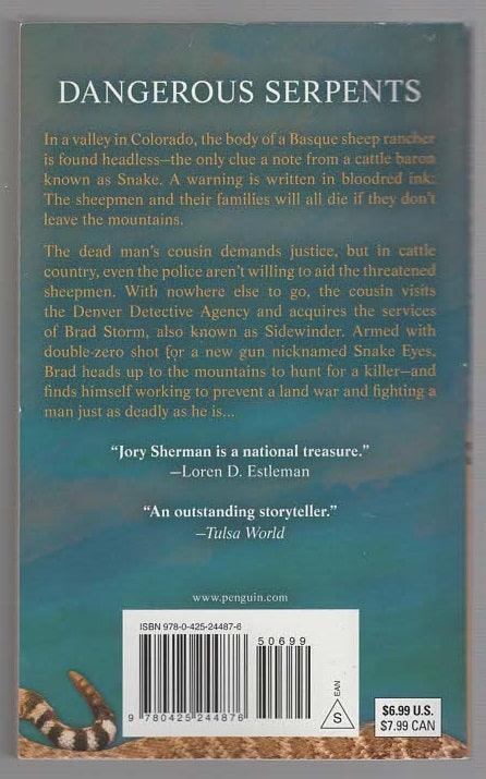 Snake Eyes Action historical fiction used Western Books
