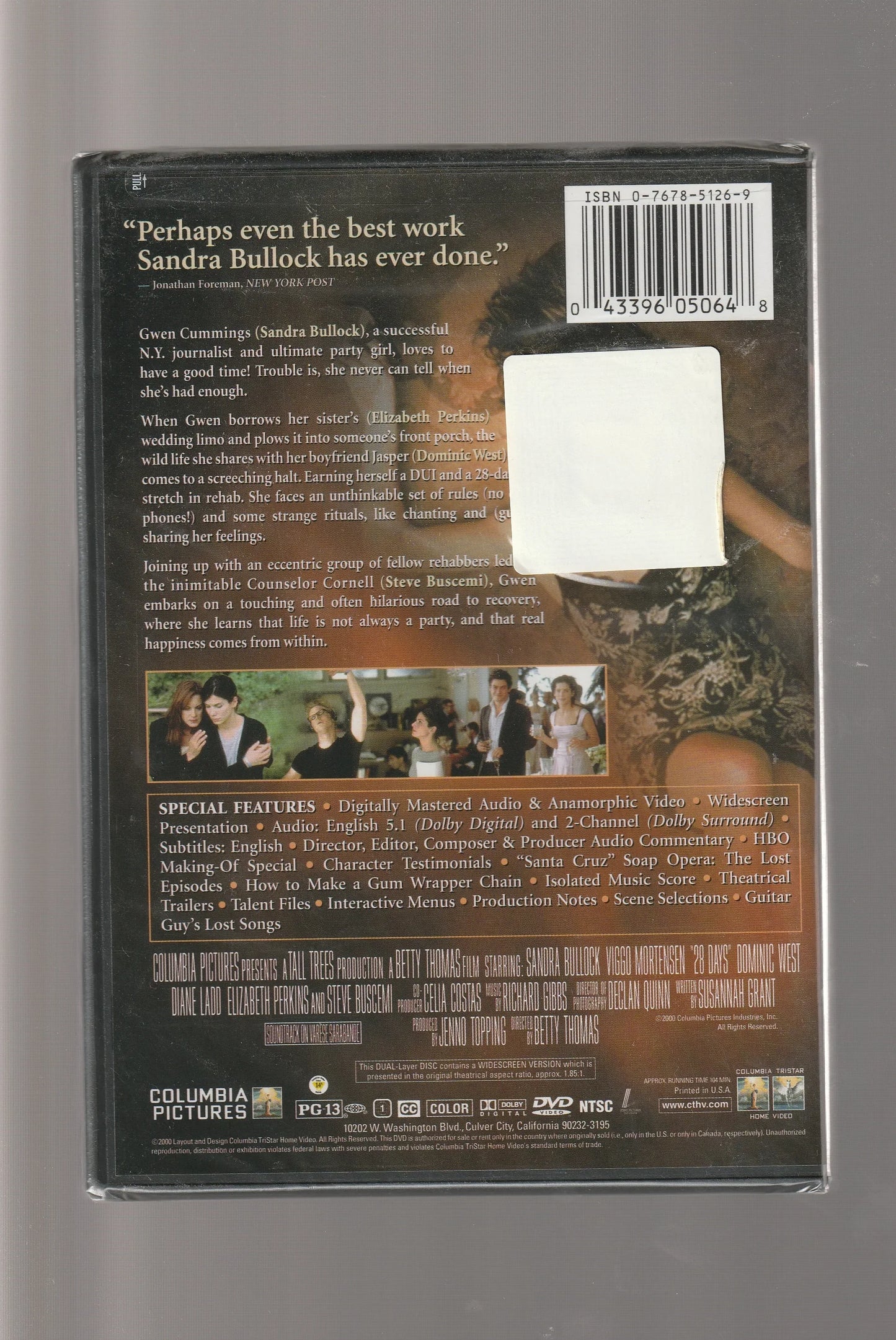 28 Days Comedy Dark Comedy Drama used Movie