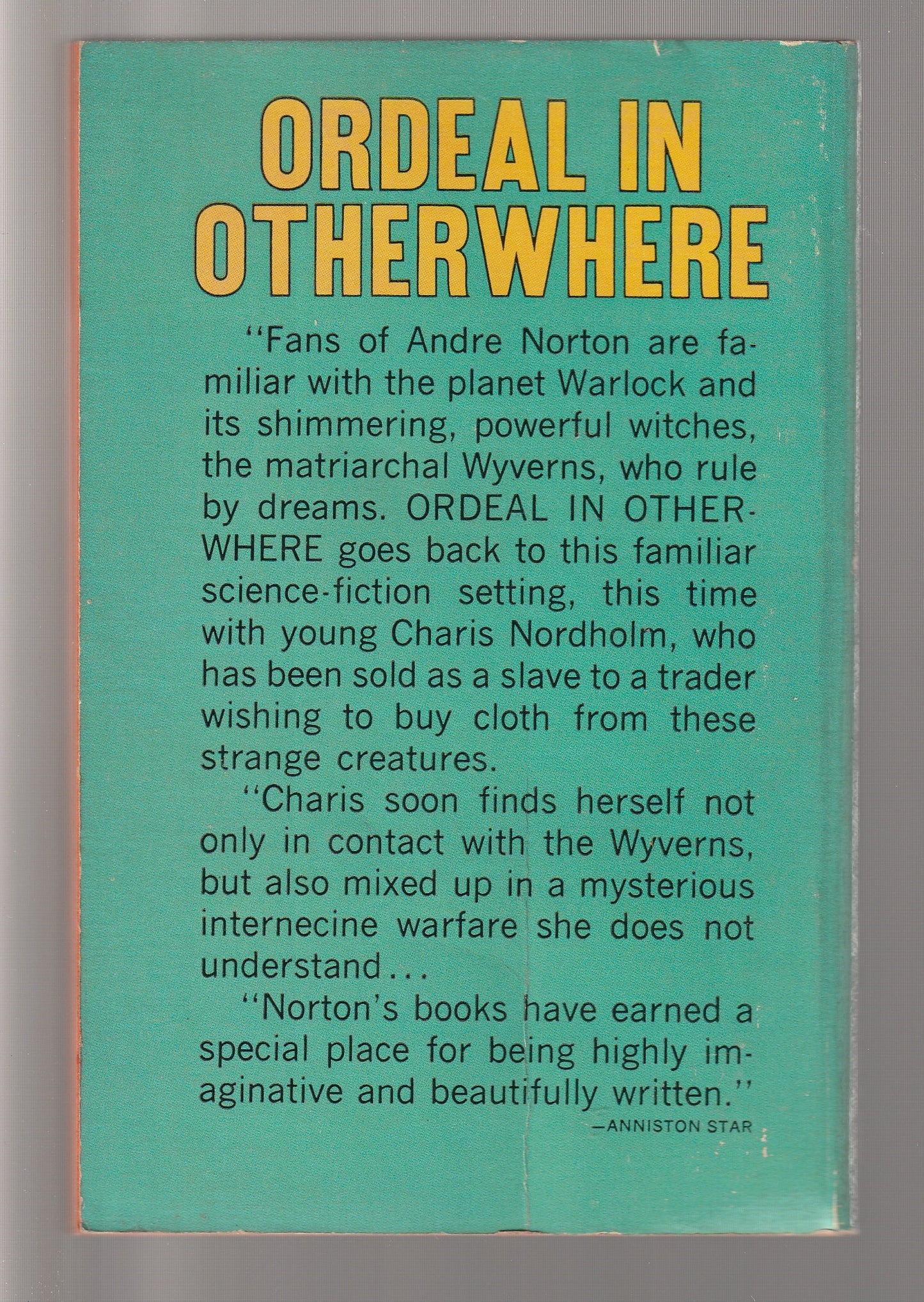 Ordeal In Otherwhere Classic Science Fiction paperback Sci-Fi science fiction Science Fiction Fantasy space sci-fi used Vintage vintage paperback vintage science fiction Books