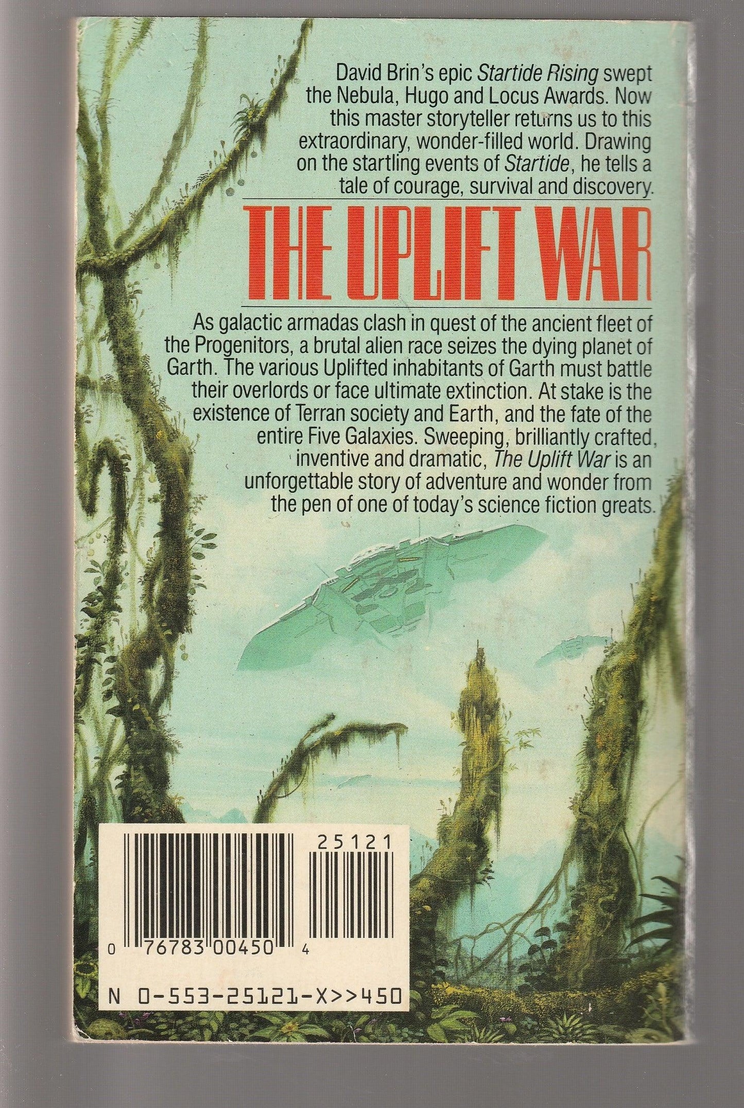The Uplift War Classic Science Fiction Military Science Fiction paperback Sci-Fi science fiction Science Fiction Fantasy Space Opera Speculative Fiction used Books