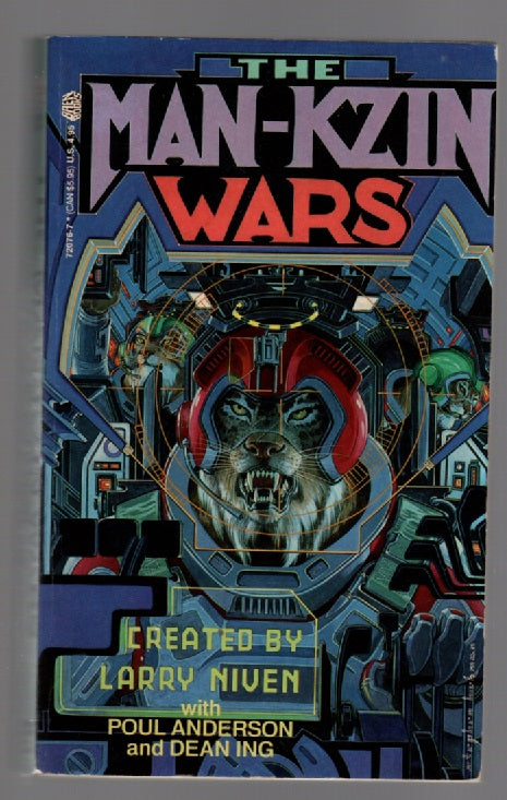 The Man-Kzin Wars cat paperback science fiction used Books
