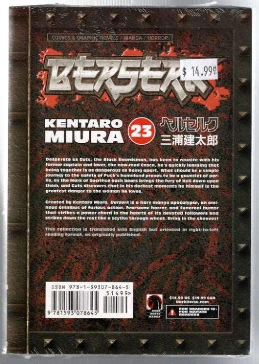 Berserk Vol. 23 horror Books