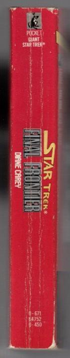 Star Trek: Final Frontier paperback science fiction Star Trek used Books