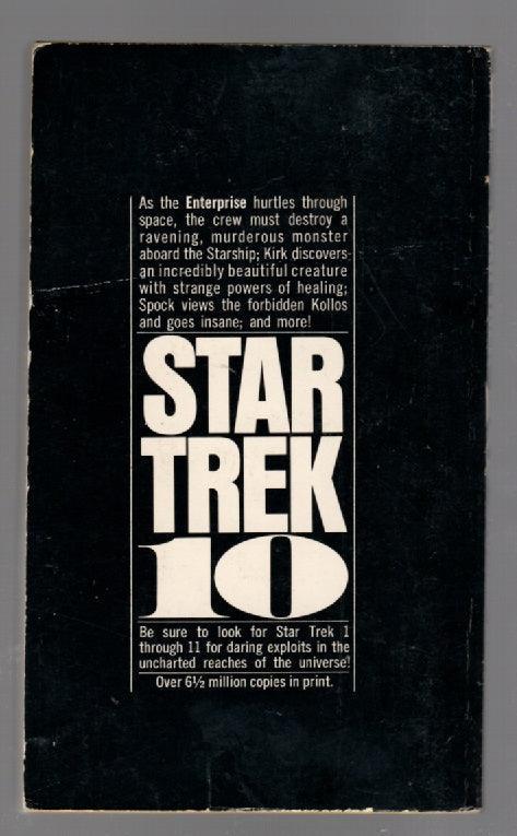 Star Trek 10 Classic Science Fiction paperback science fiction Star Trek used book