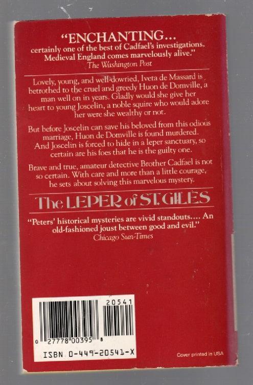 The Leper of St. Giles mystery paperback used Books