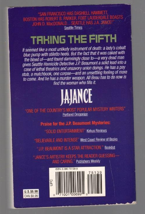 Taking The Fifth Crime Fiction mystery paperback used book