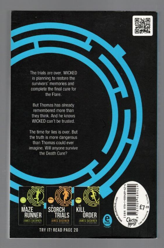 The Death Cure paperback science fiction used Young Adult book
