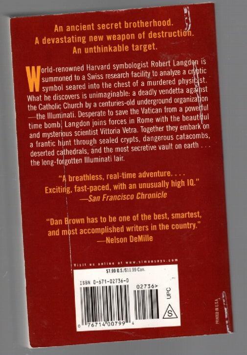 Angels And Demons paperback Suspense thrilller used book