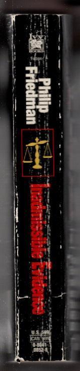 Inadmissible Evidence paperback thrilller used Books