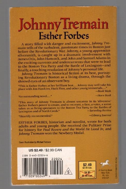 Johnny Tremain historical fiction Military Fiction paperback used book