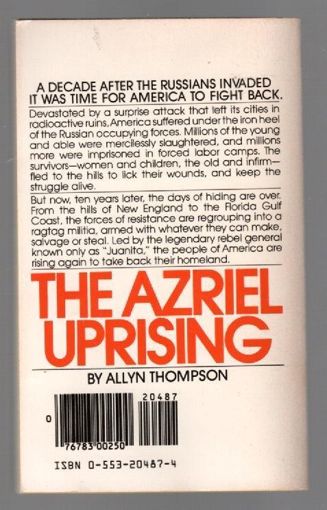 The Azriel Uprising paperback science fiction used book
