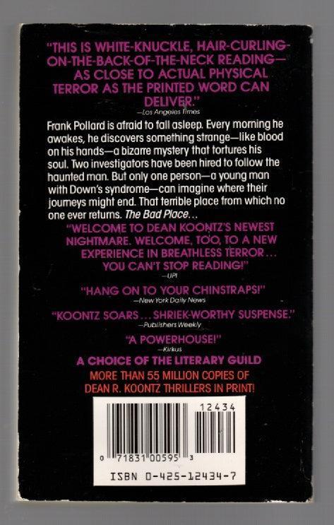 The Bad Place horror paperback used Books