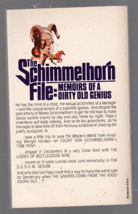 The Schimmelhorn File: Memoirs of a Dirty Old Genius paperback science fiction used Vintage Books