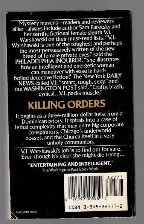 Killing Orders Crime Fiction mystery paperback used Books