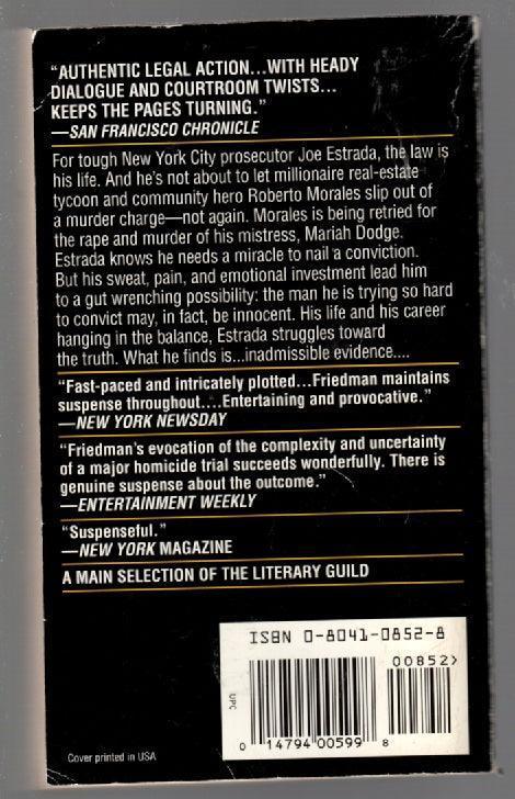 Inadmissible Evidence paperback thrilller used Books