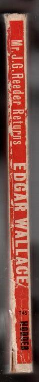 Mr. J.G. Reeder Returns Crime Fiction paperback used Vintage