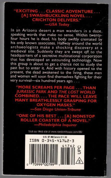 Timeline paperback science fiction thrilller used Books